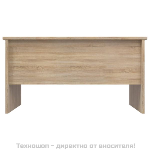 Кафе маса, дъб сонома, 80x50x42,5 см, инженерно дърво