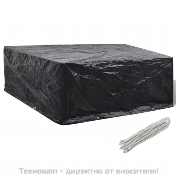 Покривало за градински мебели 10 капси 260x260x90 см