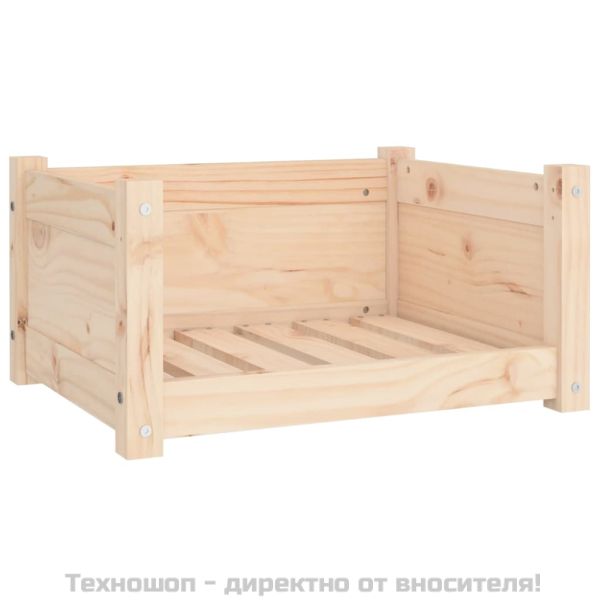 Кучешко легло 55,5x45,5x28 см, масивна борова дървесина