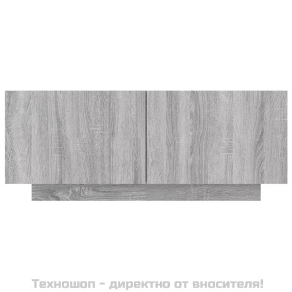 ТB шкаф, сив сонома, 100x35x40 см, инженерно дърво