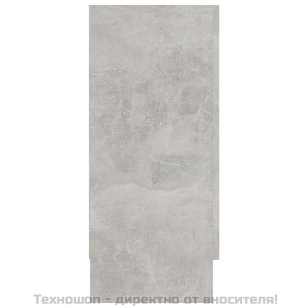 Бюфет, бетонно сив, 120x30,5x70 см, ПДЧ