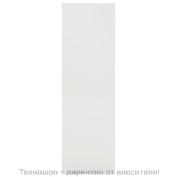 Библиотека, бяла, 98x29x97,5 см, инженерно дърво