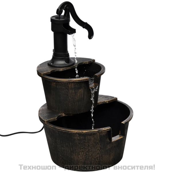 Фонтан с дизайн "Ръчна помпа"