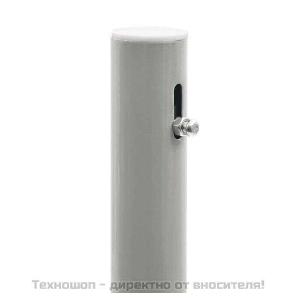 Прибираща се странична тента, 140х300 см, черна