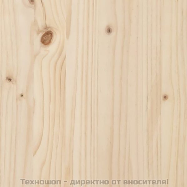 Рамка за легло, борово дърво масив, 90х200 см