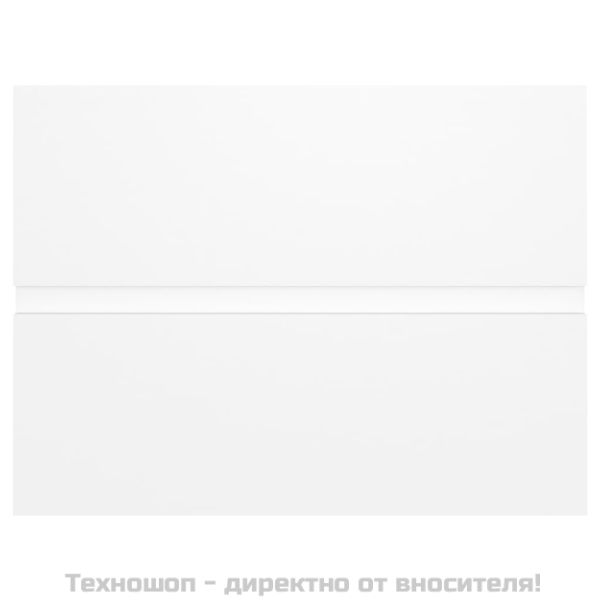 Долен шкаф за мивка, бял, 60x38,5x45 см, инженерно дърво