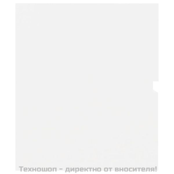 Долен шкаф за мивка, бял, 60x38,5x45 см, инженерно дърво
