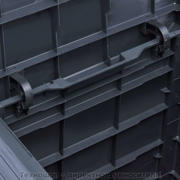 Градинска кутия за съхранение, 90 л, антрацит