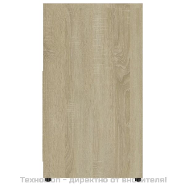 Шкаф за баня, дъб сонома, 60x33x61 см, инженерно дърво