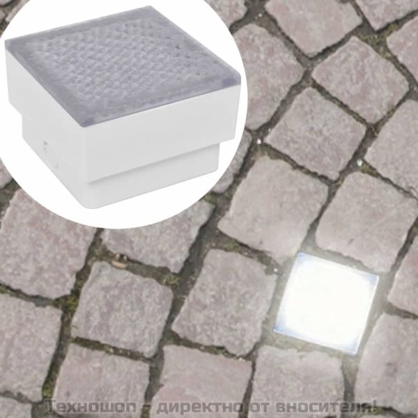 2 LED осветителни тела за вграждане 100x100x68 мм