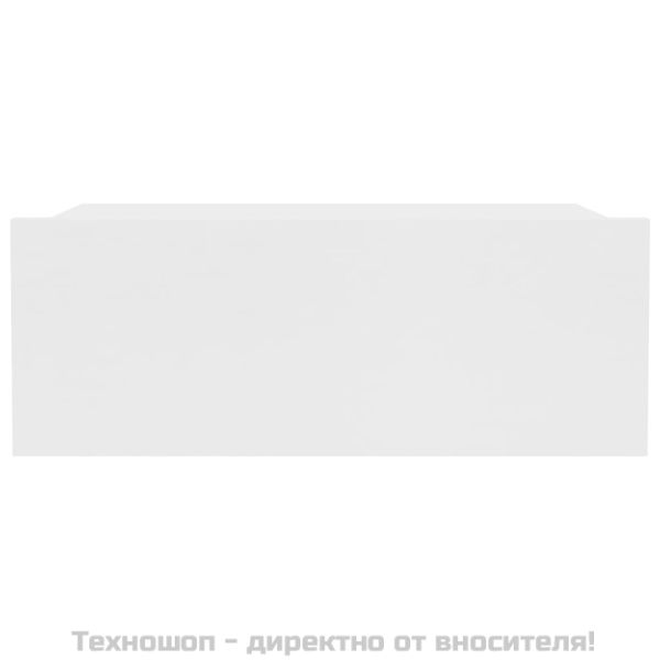 Нощно шкафче със стенен монтаж, бяло, 40x30x15 см