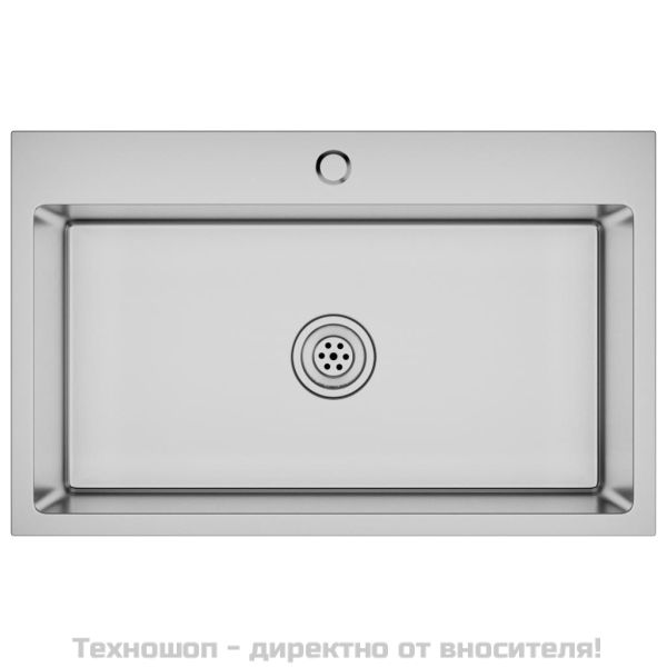 Ръчно изработена кухненска мивка, неръждаема стомана