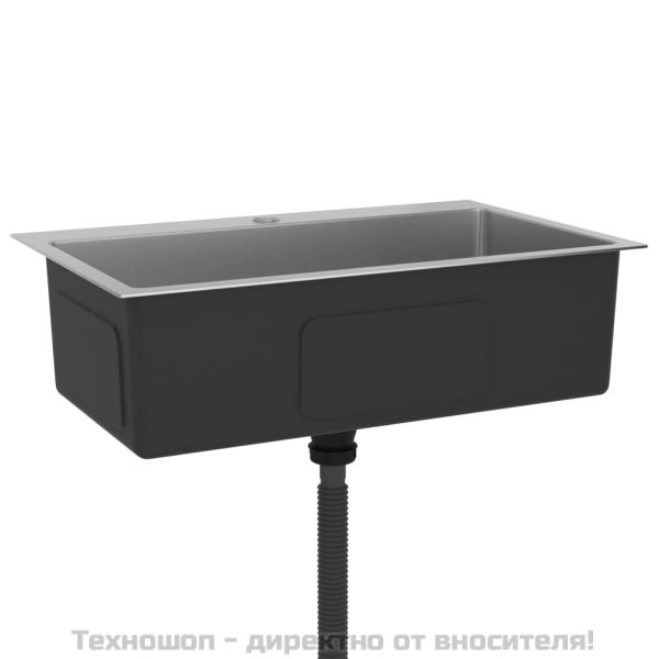 Ръчно изработена кухненска мивка, неръждаема стомана