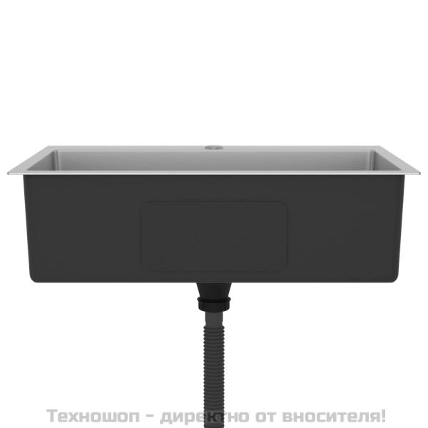 Ръчно изработена кухненска мивка, неръждаема стомана