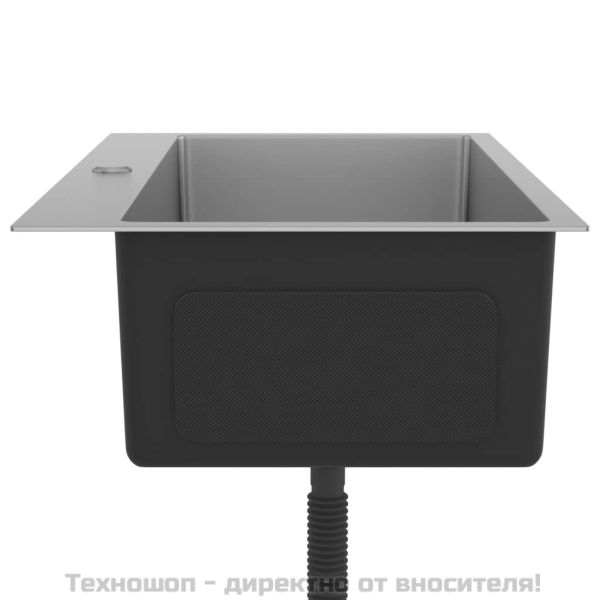 Ръчно изработена кухненска мивка, неръждаема стомана