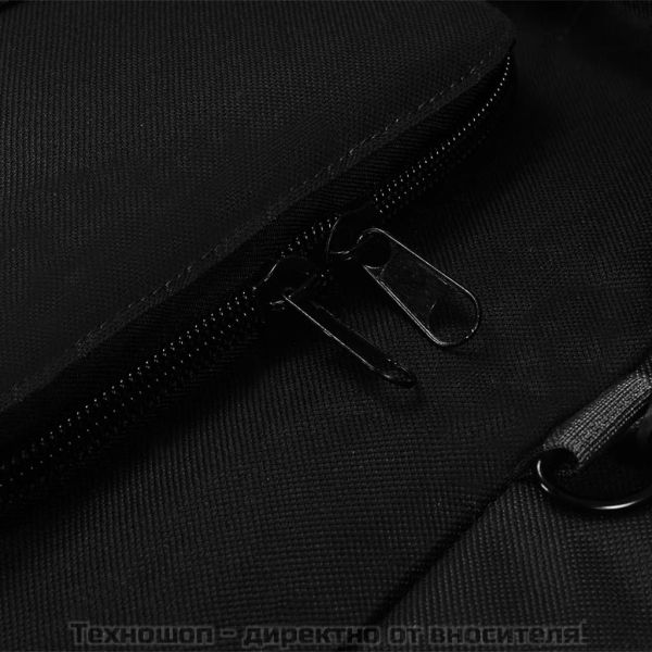 3-в-1 пътнически сак тип военен, 45 л, черен