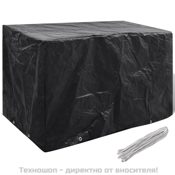 Покривало за градински мебели 8 капси 140 x 70 x 90 см