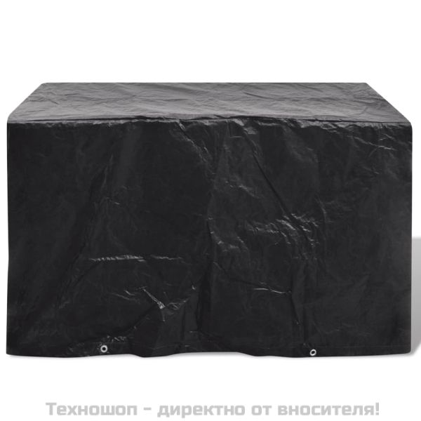Покривало за градински мебели 8 капси 140 x 70 x 90 см