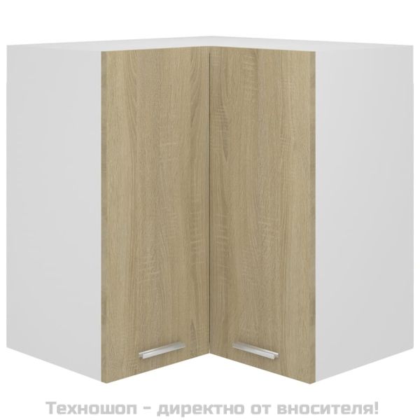 Ъглов шкаф за окачване "Lyon", дъб сонома, 57x57x60 см, инженерно дърво