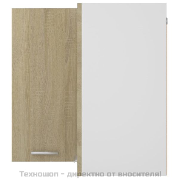 Ъглов шкаф за окачване "Lyon", дъб сонома, 57x57x60 см, инженерно дърво