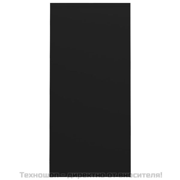 Бюро за лаптоп, черно, 102,5x35x75 см, инженерно дърво