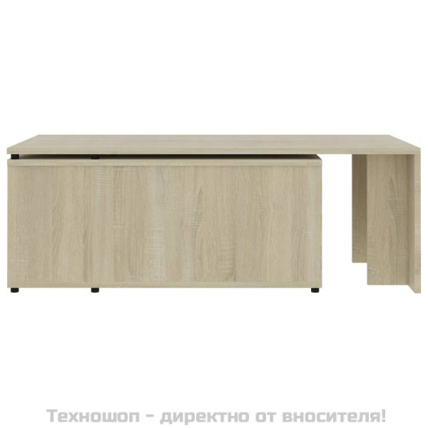 Маса за кафе, дъб сонома, 150x50x35 см, инженерно дърво