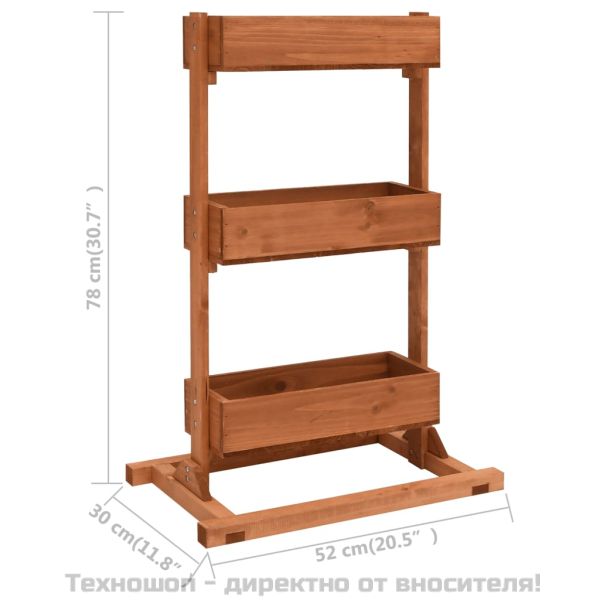 Плантер, 52x30x78 см, чам