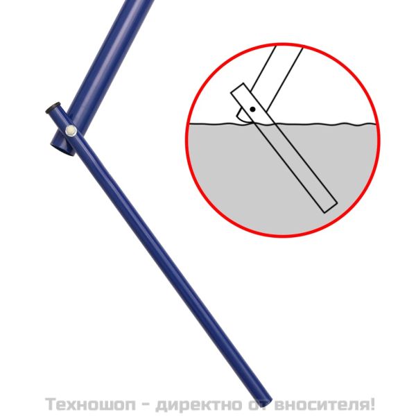 Комплект люлка и пързалка с 3 оранжеви седалки
