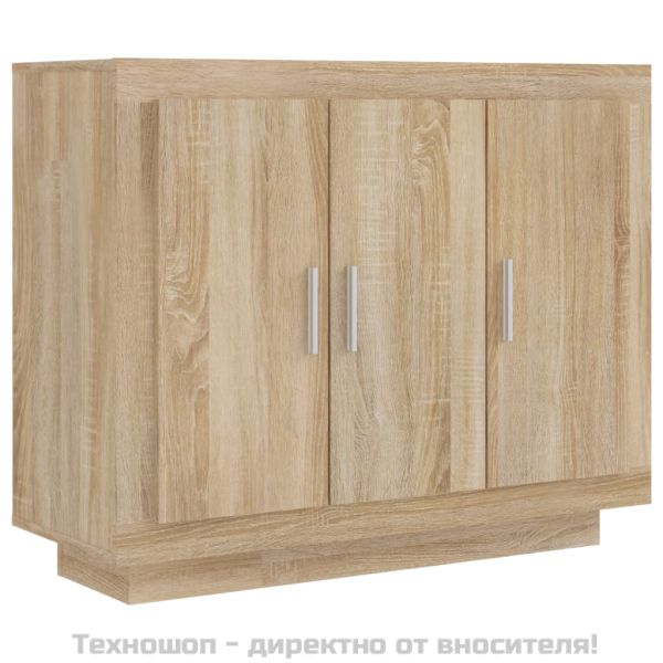 Сайдборд, дъб сонома, 92x35x75 см, инженерно дърво