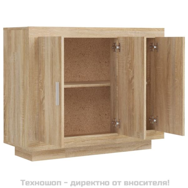 Сайдборд, дъб сонома, 92x35x75 см, инженерно дърво