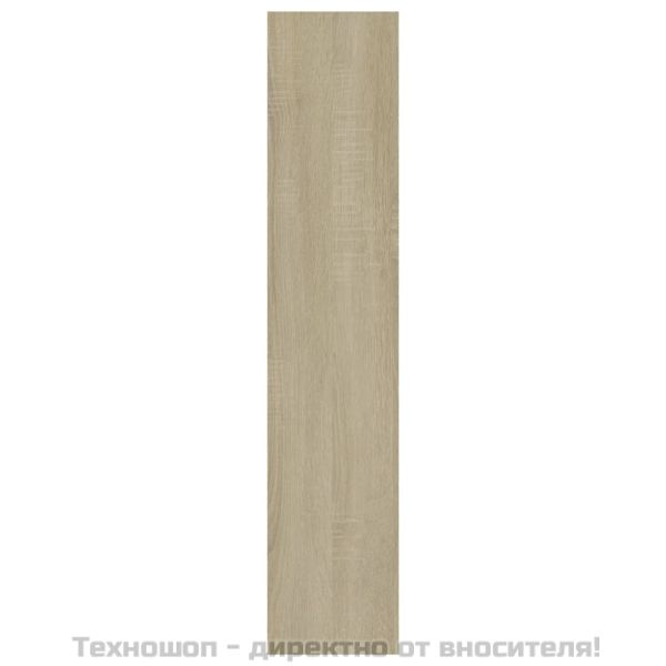 Стенен рафт, дъб сонома, 90x16x78 см, инженерно дърво