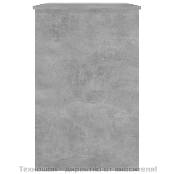 Бюро, бетонно сиво, 100x50x76 см, инженерно дърво