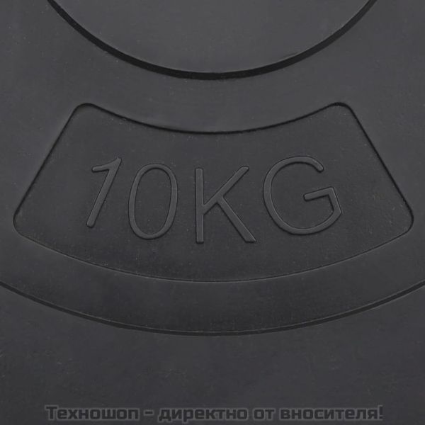 Плочи за тежести, 4 бр, 30 кг, цимент