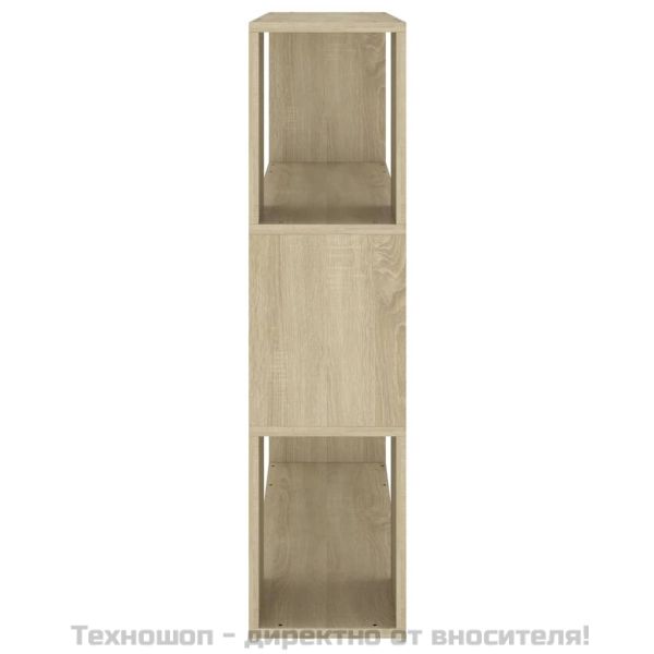 Библиотека/разделител за стая, дъб сонома, 100x24x94 см