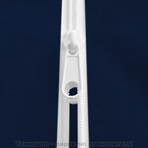 Професионална парти шатра със стени 4x9 м синя 90 г/м²