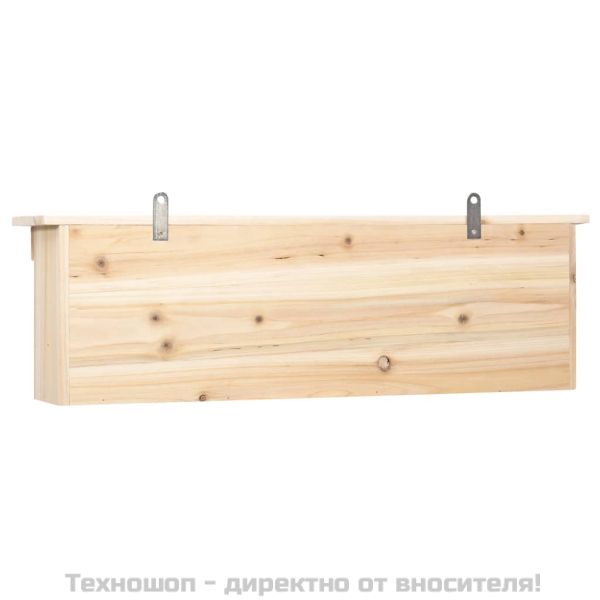 Къща за врабчета с 5 стаи, 68x15x21 см, чамово дърво