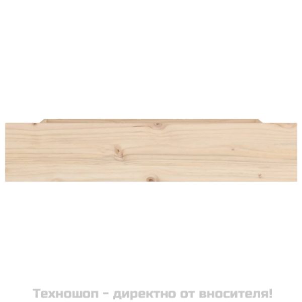 Чекмеджета за легло, 4 бр, бор масив