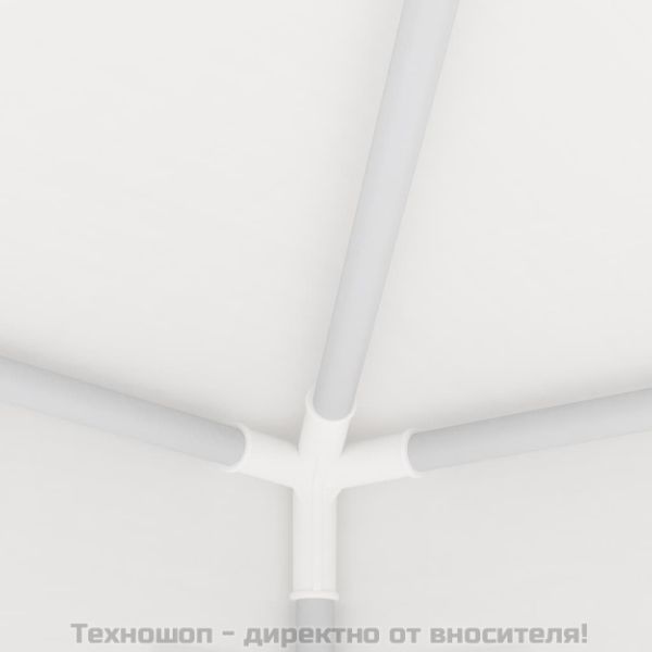 Професионална парти шатра със стени 4х6 м бяла 90 г/м²