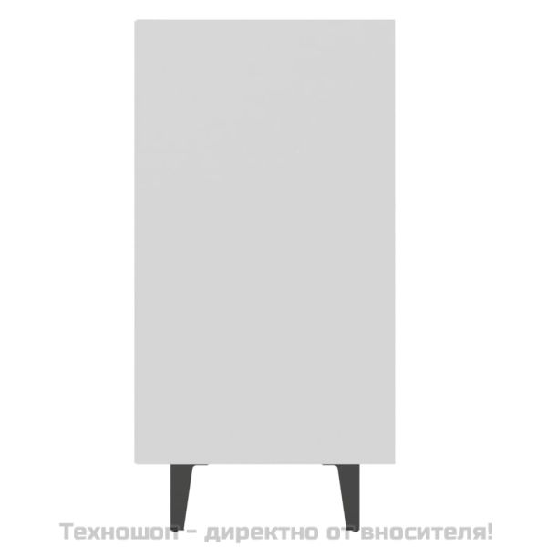 Сайдборд, бял, 103,5x35x70 см, инженерно дърво
