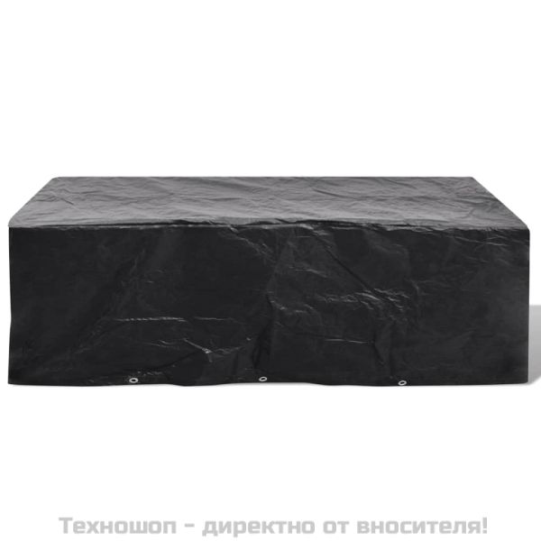 Покривало за градински мебели 8 капси 300 x 140 x 90 см
