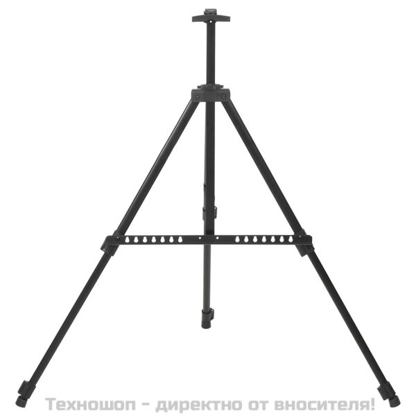 Регулируем статив дисплей, черен, метал