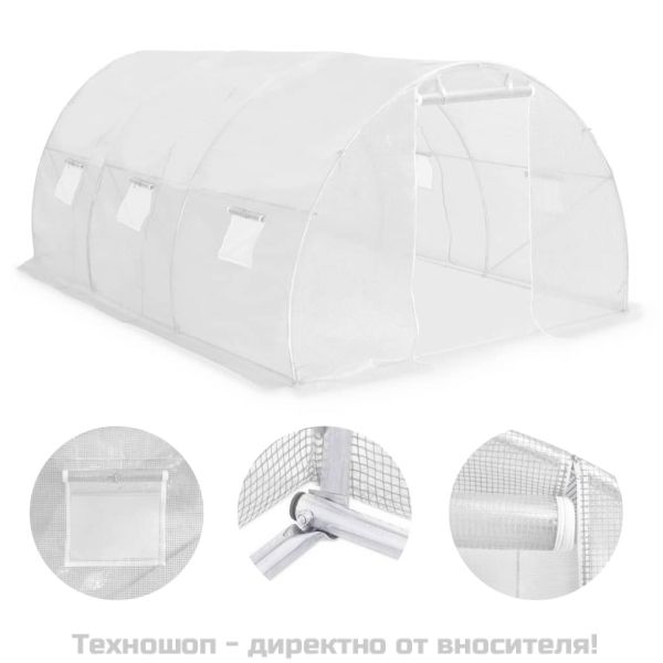 Оранжерия, 13,5 м², 450x300x200 см