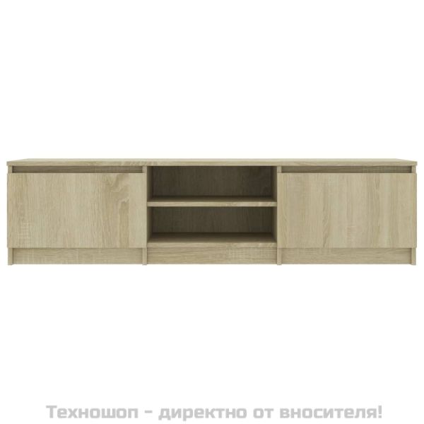 ТВ шкаф, дъб сонома, 140x40x35,5 см, ПДЧ