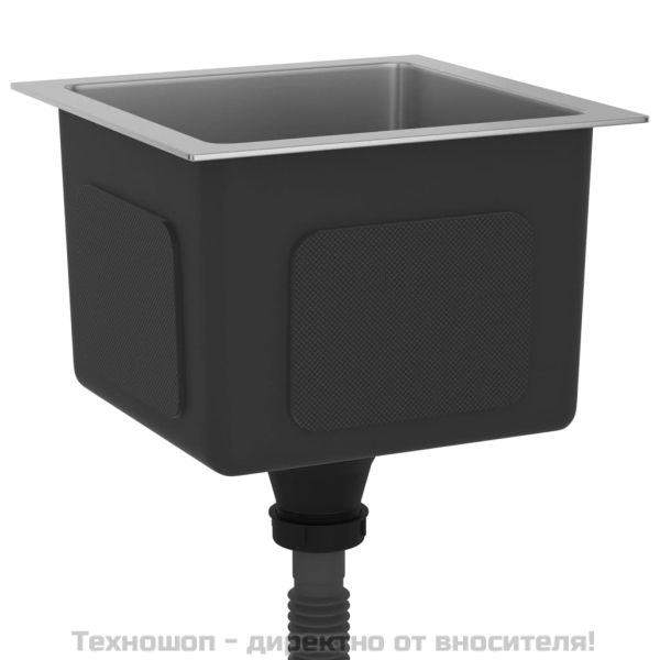 Ръчно изработена кухненска мивка, неръждаема стомана