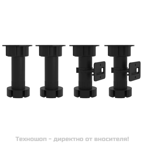 Шкаф за фурна "Рига", бетонно сив, 60x46x81,5 см, инженерно дърво