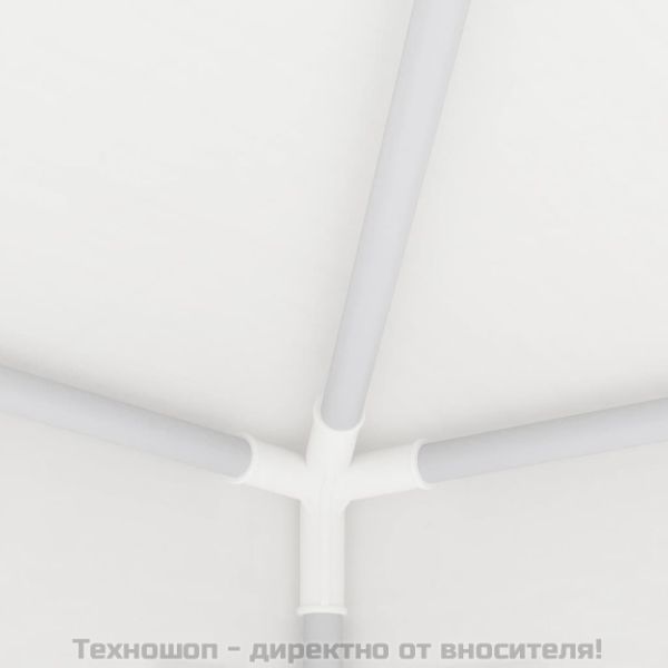 Професионална парти шатра със стени 4x9 м бяла 90 г/м²