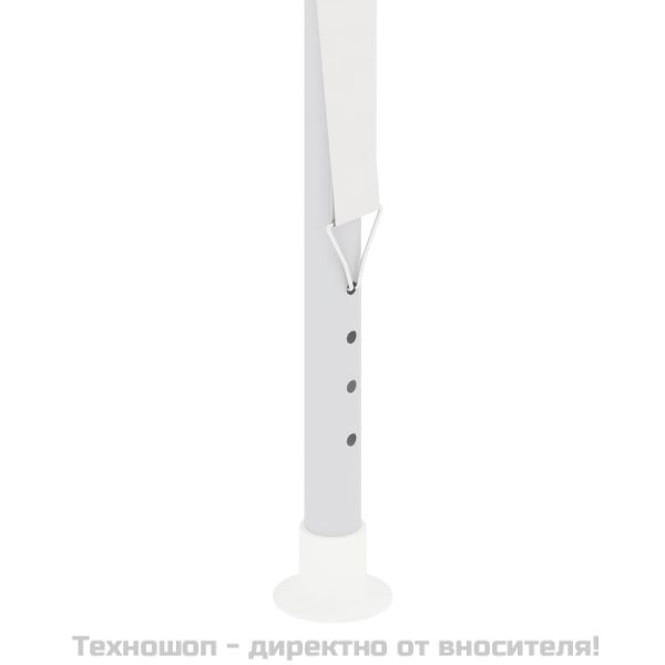 Професионална парти шатра със стени 4x9 м бяла 90 г/м²