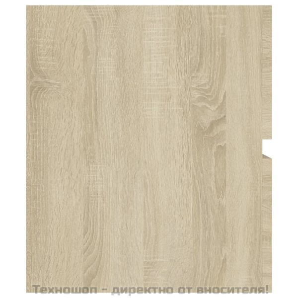 Долен шкаф за мивка, дъб сонома, 90x38,5x45 см, инженерно дърво