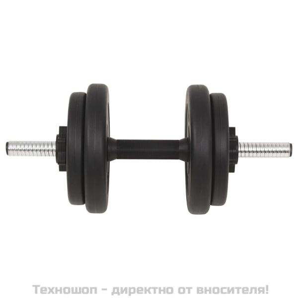 Комплект щанга и дъмбели, 30 кг