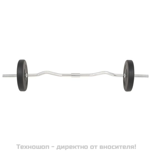 Комплект щанга и дъмбели, 30 кг